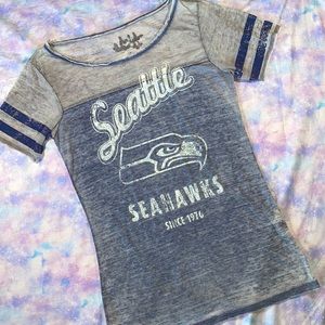Touch by Alyssa Milano • Women’s Seattle Seahawks Ladies Burnout Tee